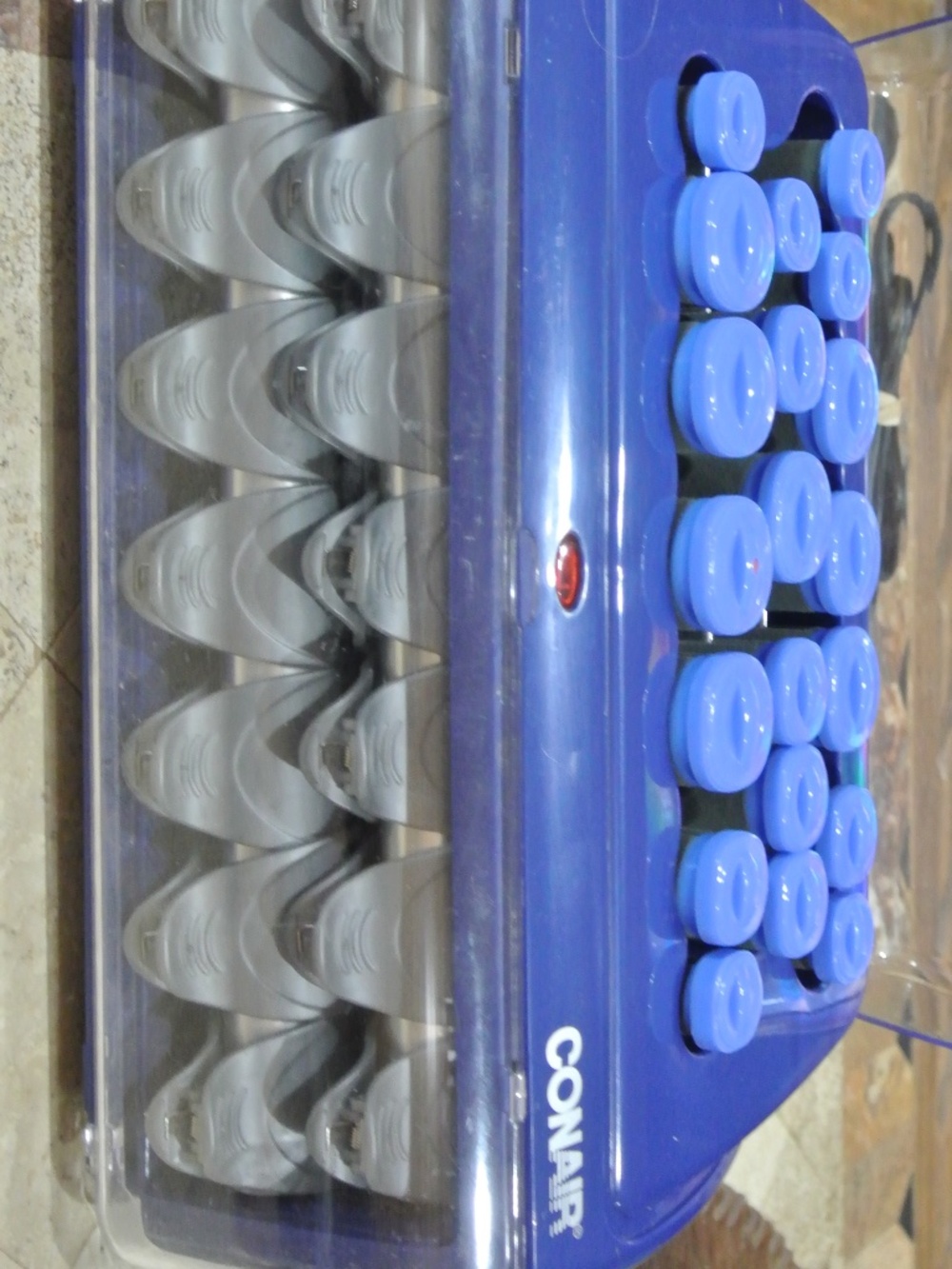 CONAIR FLOCKED ROLLER SET 20 WITH CLIPS